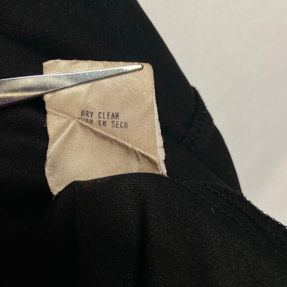 Dressbarn Collection Ruffle Hem Skirt Womens SZ 14W Black Chiffon Flowy Cocktail - Picture 13 of 13